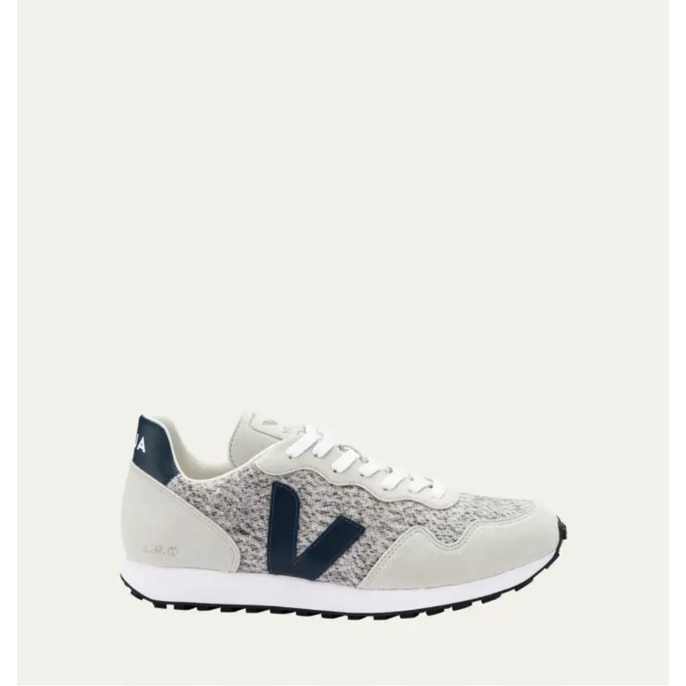 Veja Women's Gray and Navy Sneakers